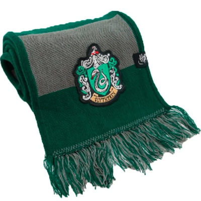 Bufanda harry potter GRYFFINOOR (VERDE Y GRIS)