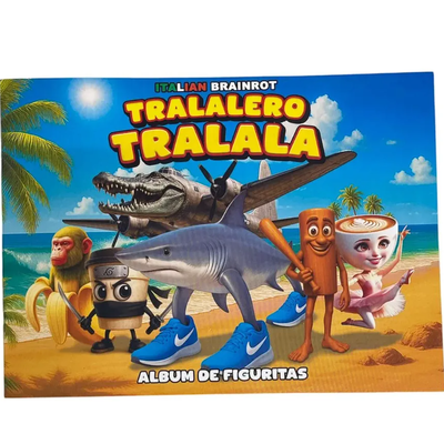 Álbum de figuritas ITALIAN BRAINROT tralalero tralala