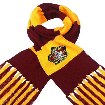 Bufanda harry potter HUFFLEPUFF (BORDÓ Y AMARILLO)