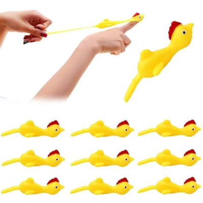 Squishy POLLO LANZADOR x5 unidades