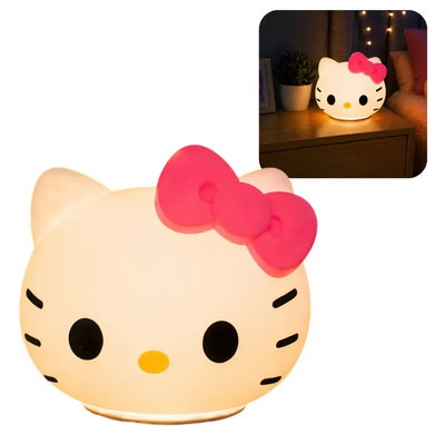 Lámpara recargable de silicona CABEZA KITTY (YH-361)