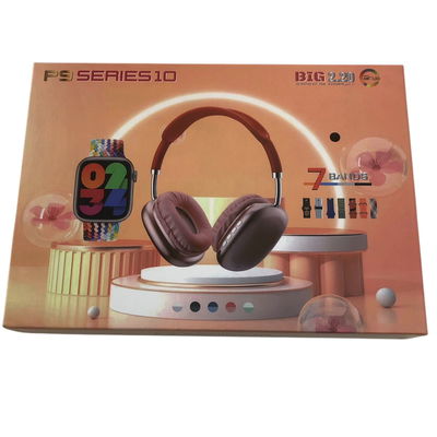 Kit reloj Smartwatch con 7 mallas + Auriculares inalámbricos vincha (P9)