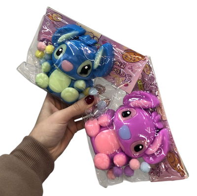 Squishy STITCH/ANGEL GRANDE en blister