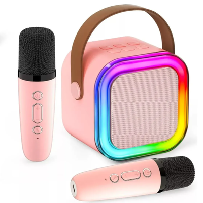 Parlante bluetooth con 2 micrófonos karaoke (RD220)