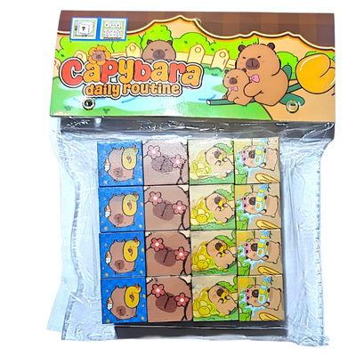 Lego capibara con bloques imantados x16 piezas