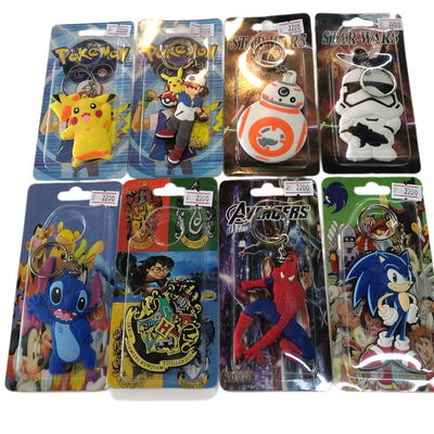 Llavero de goma CHATO personajes surtidos