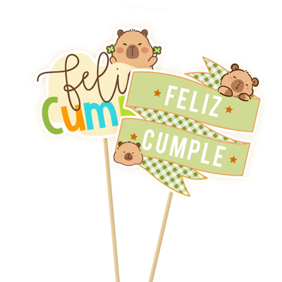 Big topper capibara pincho x1 unidad