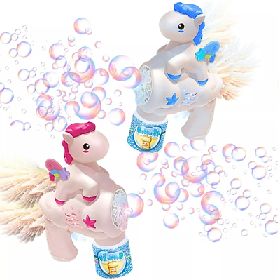 Pistola de burbujas a pila UNICORNIO (24176)