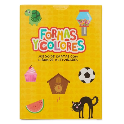 Cartas infantiles EDUCATIVAS FORMAS Y COLORES (con libro de actividades)