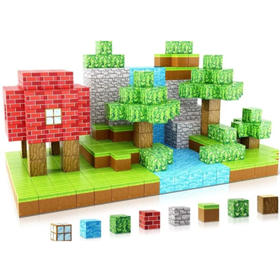 Lego minecraft con bloques imantados x48 piezas