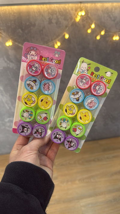 Sellos SANRIO x10 unidades en blister