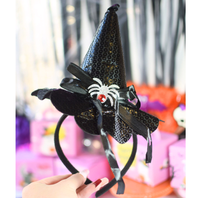 Vincha gorro de bruja halloween x1 unidad