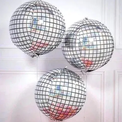 Globo bola de boliche 10" 4D holográfica