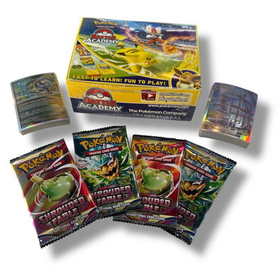 Carta pokemón x50 en caja + 4 sobres x10 de regalo "SHROUDED FABLE" (PK99)