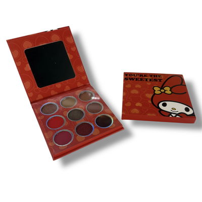 Paleta de sombras MY MELODY con espejito 9 colores (EYE-0910)