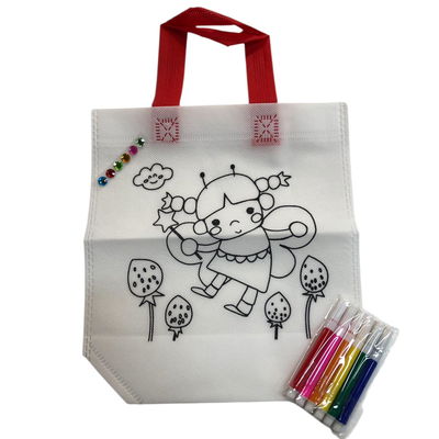 Bolsita de bricolage para colorear HADA 25x14cm