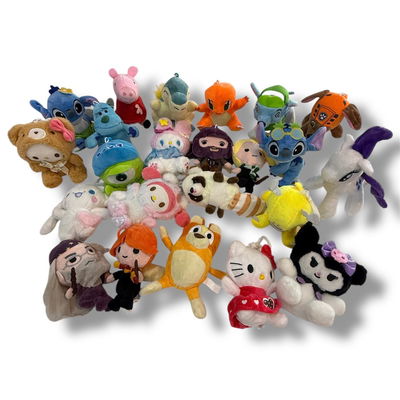 Llavero peluche modelos surtidos 10cm x1 unidad