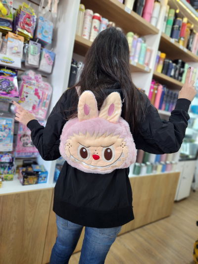 Mochila peluche CABEZA LABUBU 36cm