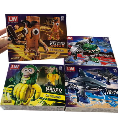 Figuras LEGO ITALIAN BRAINROT personajes surtidos en caja BLOCKS