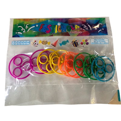 Pulseras con anillos x36 unidades