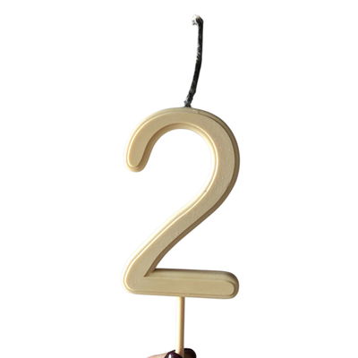 Vela número 2 MARFIL