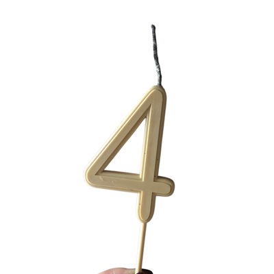 Vela número 4 MARFIL