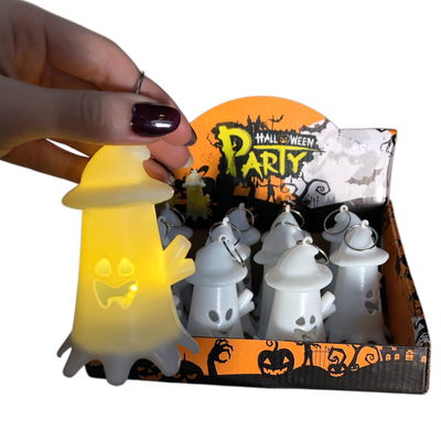 Velón led 6cm FANTASMA halloween (incluye pila)