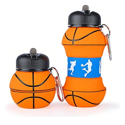 Botella de silicona plegable 550ml BASQUET