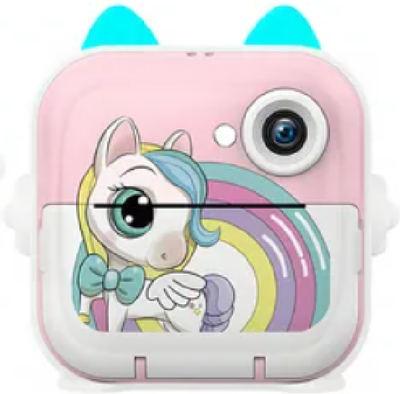 Cámara fotográfica PONY ROSA con impresora