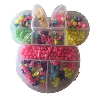 Set para armar pulseritas mostacillas MINNIE