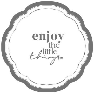 Plato de sitio "Enjoy the little things" x24 unidades