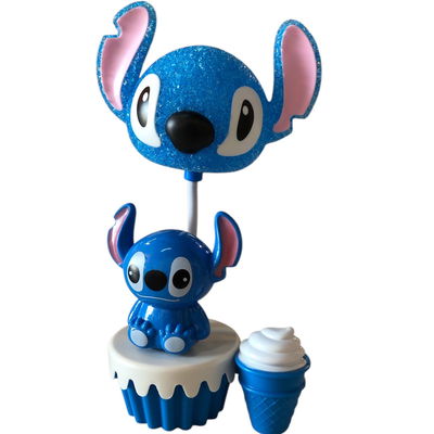 Lámpara infantil STITCH recargable con porta lápices (LY3022)