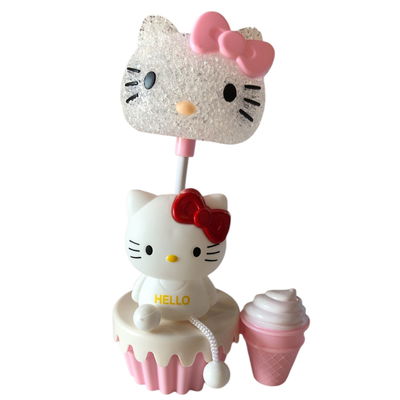 Lámpara infantil KITTY recargable con porta lápices (LY3023)