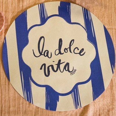 Plato de sitio "La dolce vita" x24 unidades