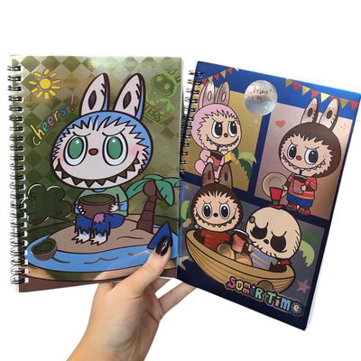 Cuaderno metalizado LABUBU 20x15cm