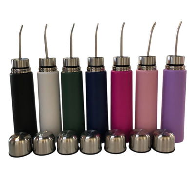 Termo mate listo 2 en 1 con bombilla de acero inoxidable frío/calor 750ml (MG-75XZD)