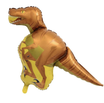 Globo dino AMARILLO 1mts aprox.