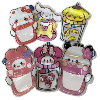 Bolsita transparente PVC SANRIO con cierre hermético