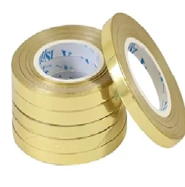Cinta ribbon para globos DORADO METALIZADO 10mts. x1 unidad