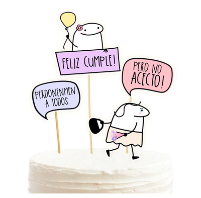 Topper silueta Flork (NO ACEPTO ACECTO)
