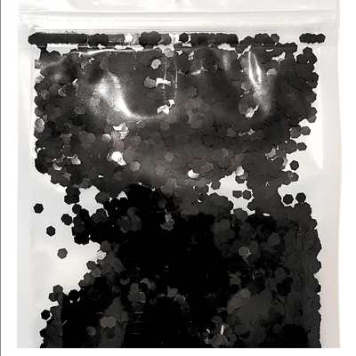 Confetti MINI NEGRO metalizado redondo 4mm de diámetro x15gr