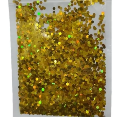 Confetti MINI DORADO metalizado redondo 4mm de diámetro x15gr