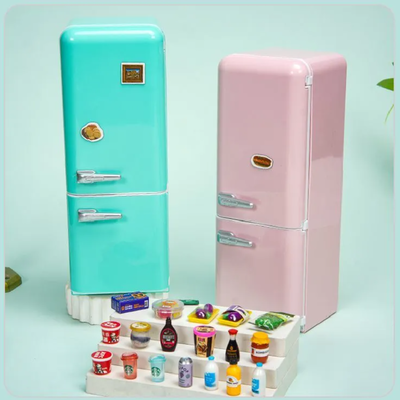 Mini heladera ROSA refrigerador