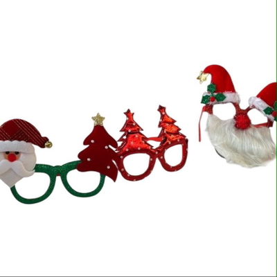 Lentes navideños modelos surtidos x1 unidad