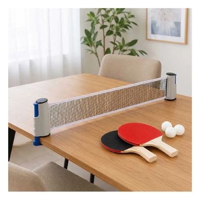Juego de mesa ping pong con red extensible (9028)