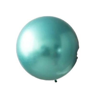 Maxi globo cromado verde 18" x1 unidad