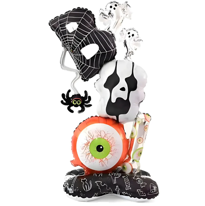 Globo halloween BOO enorme 4D 1,20cm aprox.