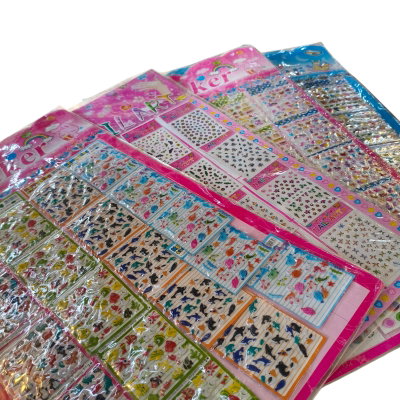 Mini planchita sticker 3D x20 unidades