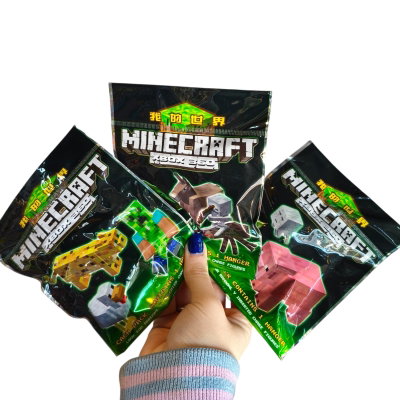 Sobre sorpresa con muñeco MINECRAFT para armar x1 unidad
