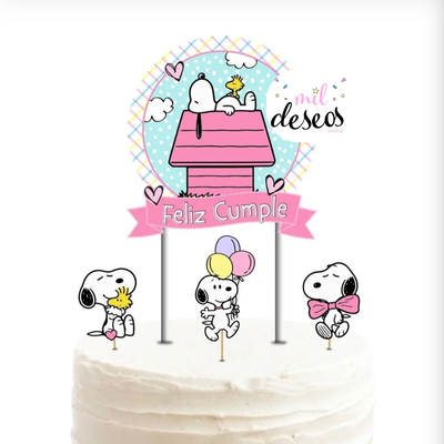 Topper XL Snoopy ROSA
